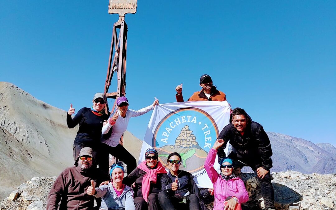 cruce de los Andes caminando Andes Expediciones